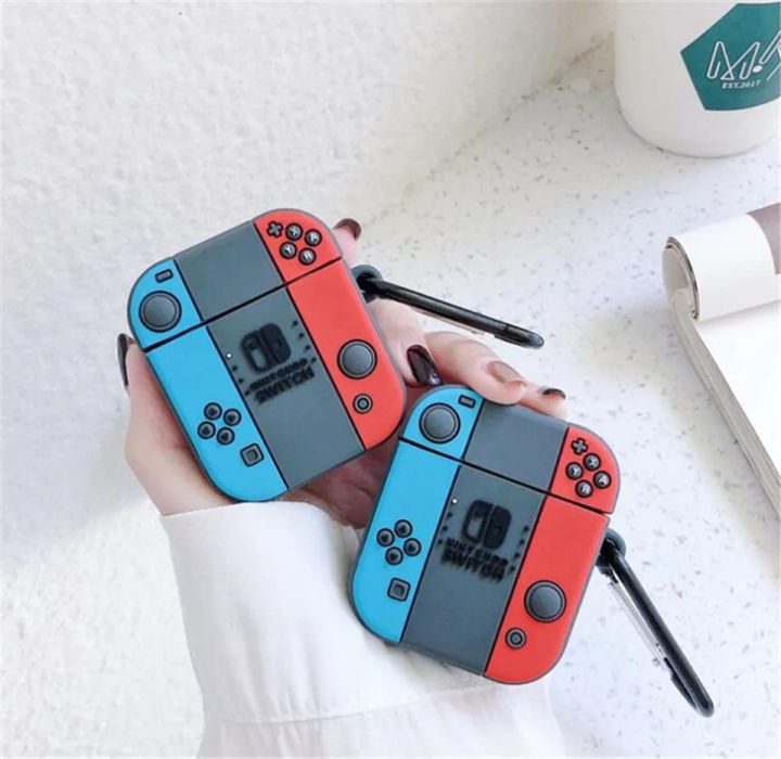 Nintendo Switch Style Silicone Cartoon Protective Case For Airpods 1/2