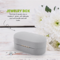 Kqueebee Velvet Silk Pair Ring Box Wedding Ring Box Single Ring Box Wedding Proposal Farewell Jewelry Box A. 