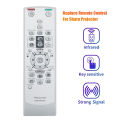 1 PCS Remote Control Replacement Black for Sharp Projector XR-50S XR-50X XR-55X XR-55S Notevision XR-55X. 