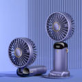 X5 Portable Handheld Mini Fan With Longer Battery Backup Upto 5 Hours,Digital Display And  5 Speed Airflow. 