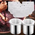 Practical Drawstring Soybean Milk Filter Bag Reusable Easy Clean Fruit Juice Filter Fine Mesh Wine Water Filterate Pouch Kitchen Gadgets. 