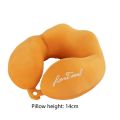 Soft Camel Hump Design Travel Neck Pillow U-Shaped Embroidered Neck Cushion PP Cotton Healthcare Airplane Car Pillow For Office Naps and Travel. 