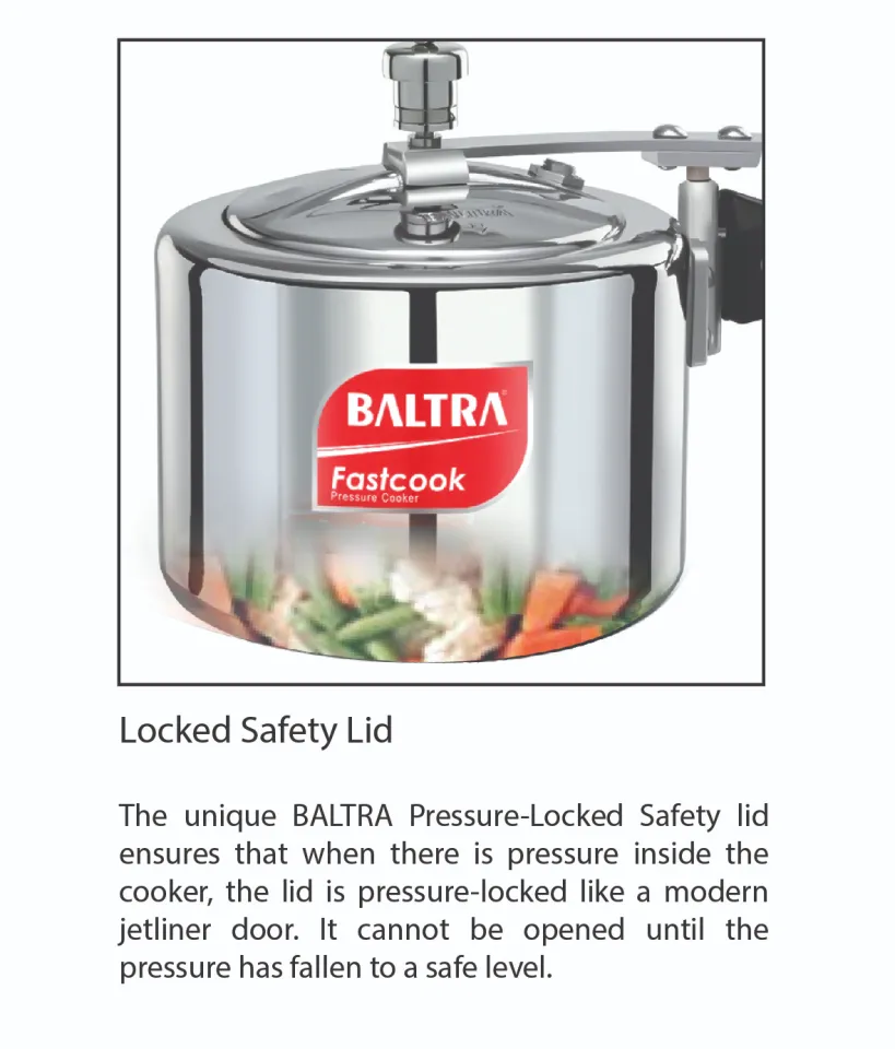 BALTRA Baby Pressure Cooker Fastcook Ltr Induction Based