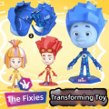 Children Gifts Noliks The Fixies Cartoon Doll Fire God Brother Transforming Toys Anime Figure Multi-Jointed Shapeshift Cute Action Figure. 