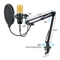 BM800 Condenser Microphone Kit with V8 Sound Card – Studio Recording & Live Streaming Setup – Perfect for Karaoke, Podcasts & Streaming. 