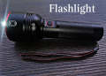 LED Flashlight 26650 Lithium Battery High Powered Imported Torch Emergency light Power Bank. 