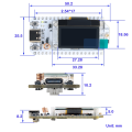 LoRa32 V3 2 Sets ESP32-S3 WiFi+ BT SX1262 CP2102 LoRa Development Kit for Meshtastic IoT LoRaWAN ESP32 Dev Board. 
