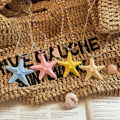 Fashion Summer String Haihai Star Pendant Necklace For Women Girls Seaside Vacation Jewelry Accessories Birthday Gifts Sunlight Super Store. 