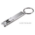 1PC Ultra-Thin Nail Clippers Collapsible Portable Travel Fingernail Keychain Nail Scissors Stainless Steel Manicure Tool YANXING. 