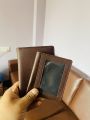 Brown PU Leather Casual Bi Fold Wallet For Men | Brown Solid Casual Wallet With 6 Card Holder Compartment. 