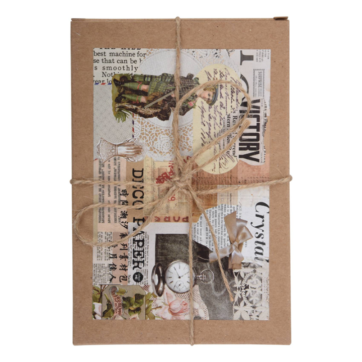 200 Pcs Vintage Ephemera Pack Junk Journal Kit Scrapbook Planner