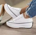 New Trendy Fashion White Sneakers For Women (1W-34)). 