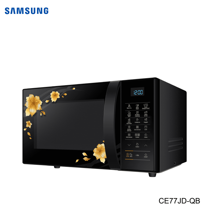SAMSUNG CE77JD-QB  21 Litres Convection Microwave with SlimFry™ & Curd Making