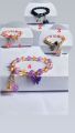 Colorful Elegant Glass Beads Bracelet For Women. 