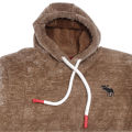 Beige Abercrombie & Fitch Hoodie For Men. 