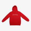 Red I'm With The Band Printed Hoodie For Women. 