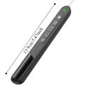 High-quality 2.4GHz Wireless Presentation Clicker Charging Hyperlink PPT Laser Flip Pen Infrared Remote Red Light Laser Pointer Projector Presentation. 