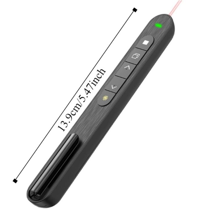 High-quality%202.4GHz%20Wireless%20Presentation%20Clicker%20Charging%20Hyperlink%20PPT%20Laser%20Flip%20Pen%20Infrared%20Remote%20Red%20Light%20Laser%20Pointer%20Projector%20Presentation%20-%20Image%202