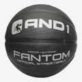 Black AND1 Indoor/Outdoor Fantom Basketball. 