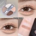Xieri Kakashow smart four-color lying silkworm plate shows tender girls who are not easy to take off makeup, eyeshadow and blush plate, cross-border makeup. 