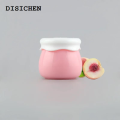 DISICHEN 1pc 5ml Portable Honey Lip Gloss Empty Bottle Cute Plastic Balm Container Jar Shaped Reusable with Small Spoon Refillable Hot. 