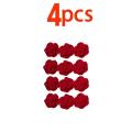 Wenefang Fashion 2/20pcs Small Red Velvet Rose Hair Clips For Women Korean Flower Hairpins Girls Elegant Hair Clip Pin Barrettes Hair Accessories. 