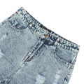 Blue Jeans Gunz Design Half Pant For Women. 