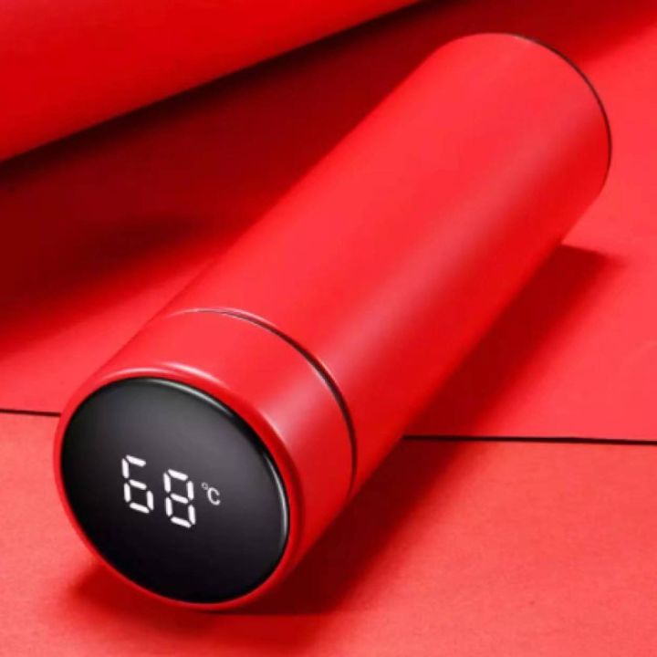 Fancy Vacuum Flask Sports Hot or Cold Water Bottle With Led Temperature Bottle