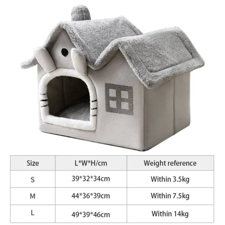 Cute%20Plush%20Pet%20House%20With%20Detachable%20Cushion%20Washable%20Fluffy%20Dog%20Kennel%20Soft%20Pet%20Supplies%20Pet%20Bed%20Tent%20House%20-%20Image%203