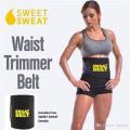 Black Sweat Waist Slimming Belt for Women. 