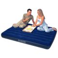 INTEX Dura-Beam® Standard Classic Downy Air Mattress (Pump Included)( 60''x 80'' x 10''). 