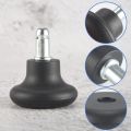 5 Pack Bell Glides for Office Chair Without Wheels, Replacement Rolling Chair Swivel Wheels Fixed Stationary Castors. 