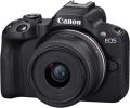 Canon EOS R50 Mirrorless Vlogging Camera (Black) w/RF-S18-45mm F4.5-6.3 is STM Lens, 24.2 MP, 4K Video, with 16 GB card and Bag. 