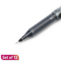 Pilot P 500 Extra Fine Point 0.5 Gel Ink Roller Ball Pen (12 Pcs Pack). 
