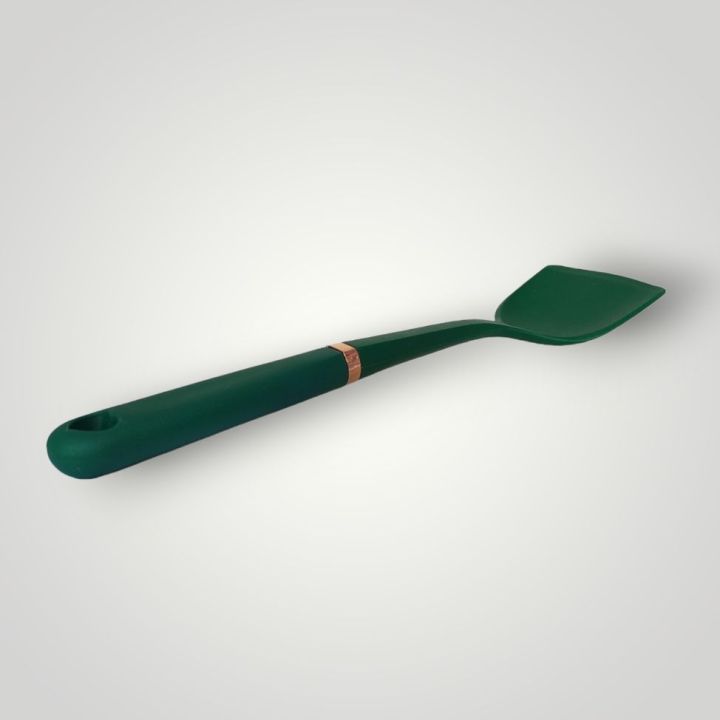 Green%20High%20Grade%20Hard%20Silicone%20Spatula%20For%20Non-Stick%20Cookwares%20For%20Scratchless%20Handling%20-%20Image%204