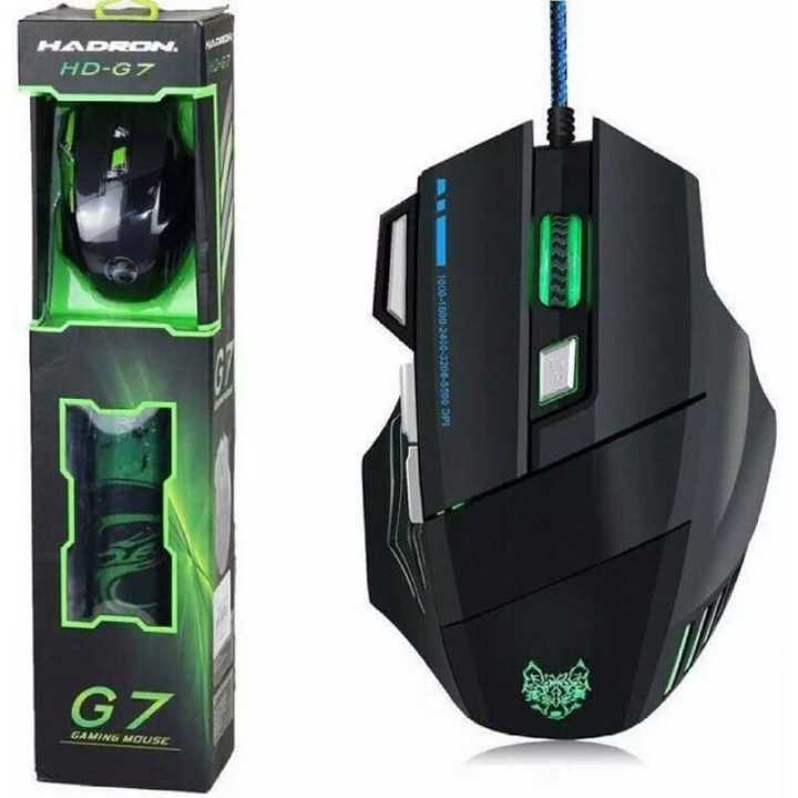 Hadron HD G7 Gamming Player Mouse And Mouse Pad