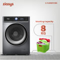 ZIASYS Z-FLW80TCWR 8KG Front Load Smart Washing Machine. 