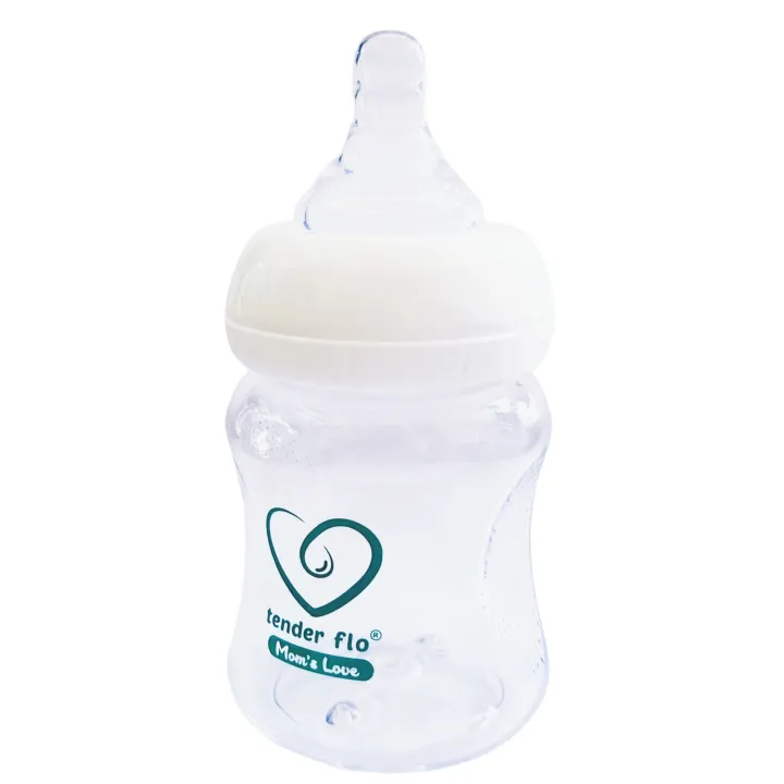 Tender%20Flo%20150mL%20Ultra%20Clear%20Wide%20Neck%20Baby%20Feeding%20Bottle%20%7C%201%20Bottle%20%7C%20Tritan%20Material%20Made%20in%20USA%20-%20Image%203