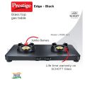 Prestige Edge Manual Powder Coated Gas Stove PEB02 | 2 Burner Gas stove. 