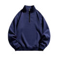 Men's Soft Feel Cotton Half-Zip Pullover Summer Wear. 