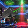 Mini Laser Projector Stage Lighting Sound Activated Laser Light For Party And Dj. 