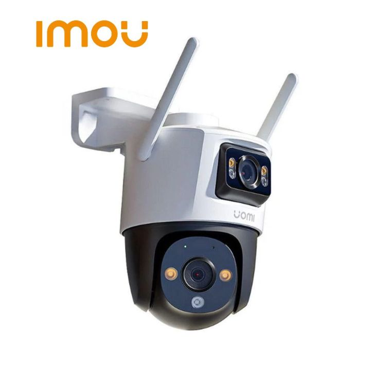 IMOU Cruiser Dual Outdoor Smart Security Camera 6MP | Smart Full-color Night Vision | Wide View Dual Lens | IMOU SENSE® Dual-channel Human & Vehicle Detection