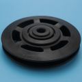 8Pcs Black Bearing Pulley Wheel Cable Gym Equipment Part Wearproof. 