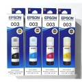 Epson 003 Genuine Ink Set L1110/L3100/L3101/L3110/L3115/L3116/L3150/L3151/L3152/L3156/L5190. 