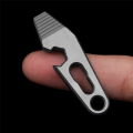 Crowbar TC4 Titanium Alloy Crowbar Bottle Opener Hexagon Wrench Outdoor Tools Multifunction Camping Gear. 