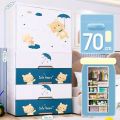 Large Volume Plastic Multifunction Sustainable Storage Drawers Wardrobe for Clothes Baby Toy Kids' Living Room Children Cabinets. 
