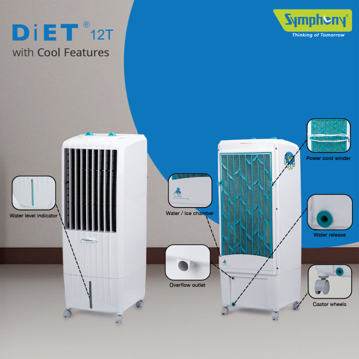 Symphony%20Diet%2012T%20Personal%20Tower%20Air%20Cooler%20for%20Home%20with%20Honeycomb%20Pad,%20Powerful%20Blower,%20i-Pure%20Technology%20and%20Low%20Power%20Consumption%20(12L,%20White)%20-%20Image%207