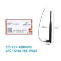 CC1101 433MHz 100mW rf Module 20dBm Long Distance SMD ebyte cojxu E07-433M20S PA Transceiver IPEX Transmitter and Receiver. 