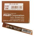 Pilot Polymer Leads 0.5mm HB for Mechanical Pencil 0.5 Point (3 Tubes, 12 Leads per Tubes). 