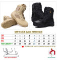 Delta Leather Tactical Boots-Non-Slip Desert Hiking & Outdoor Shoes. 